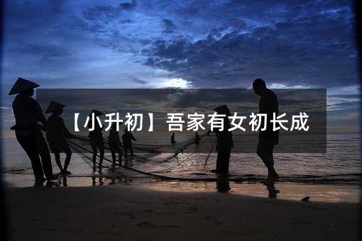 【小升初】吾家有女初长成