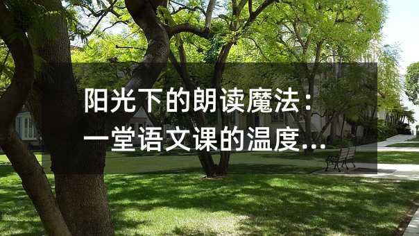 阳光下的朗读魔法:一堂语文课的温度与光